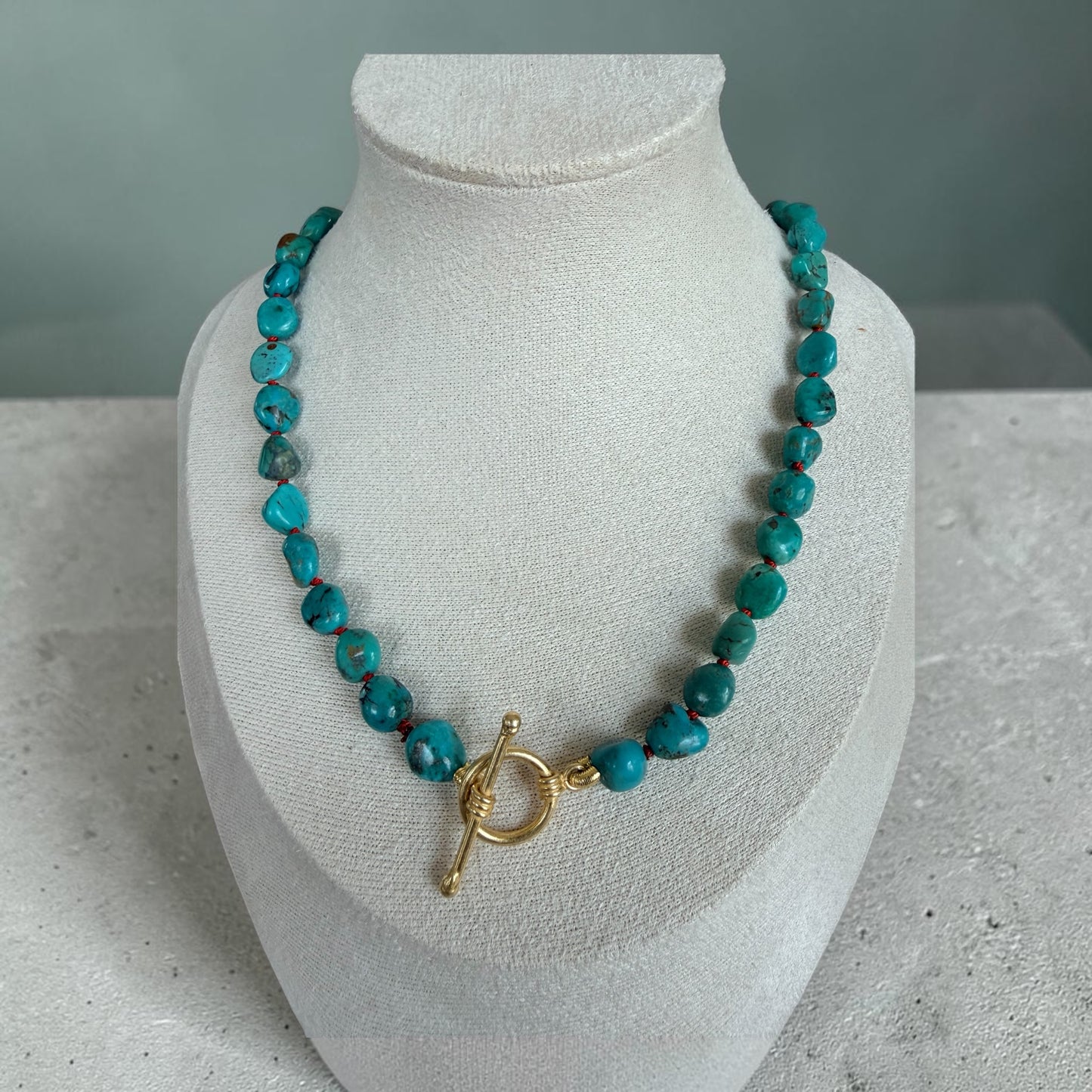 Tidepool - Chunky Turquoise Necklace